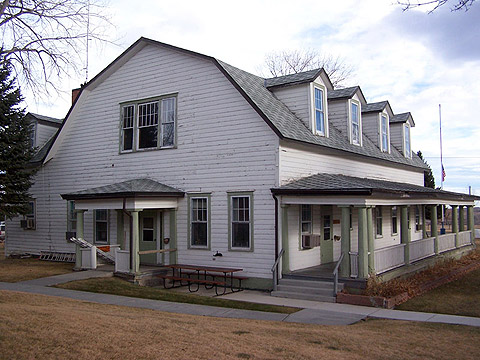 Fort McKinney became the site of the Veterans’ Home of Wyoming in 1903. B.J. Earle photo, WyomingHeritage.org.