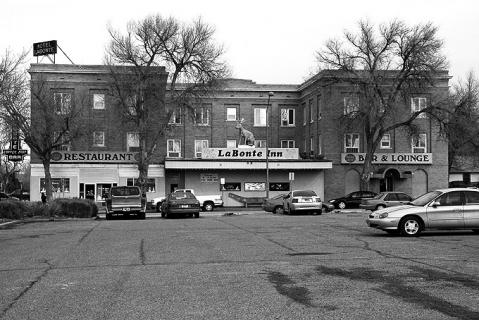 The LaBonte Hotel in downtown Douglas, Wyo., designed by Barresen Brothers of Cheyenne and Denver and built by Ed Reavill, opened in 1914. Wyoming SHPO photo.