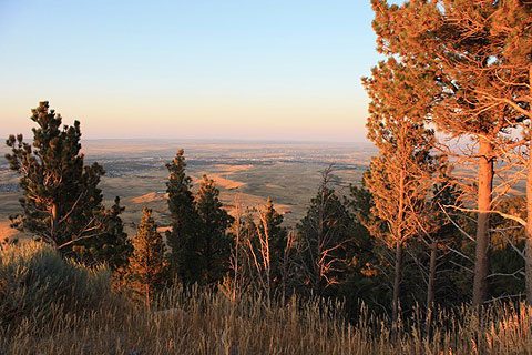 Natrona County, looking north &amp;nbsp;from Casper Mountain. Tom Rea photo.