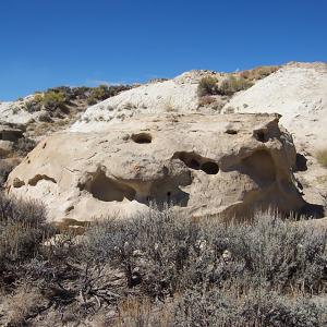 Panel 3 overview.  The view is the west (Western Archaeological Services).