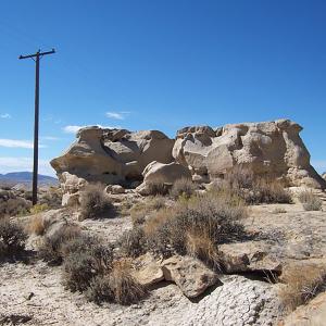 Panel 5 overview.  The view is to the west (Western Archaeological Services)