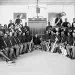 The 9th Cavalry band at Fort D.A. Russell near Cheyenne, 1911. Wyoming State Archives.