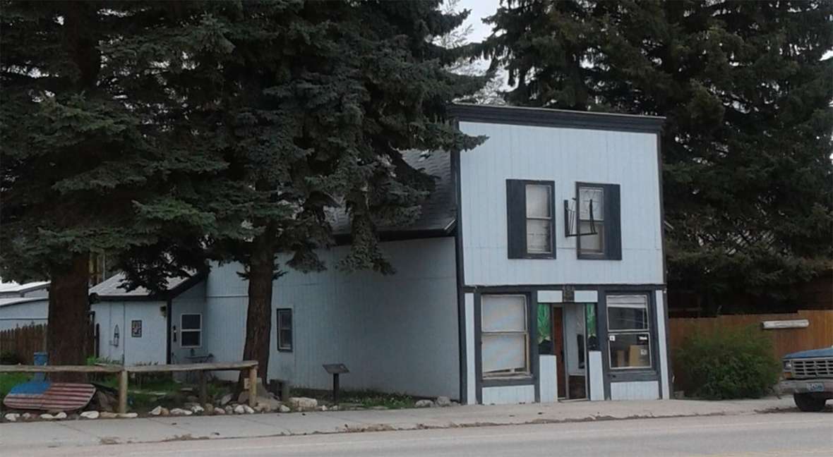 Dayton Mayor Susan Wissler’s family home and storefront in downtown Dayton was listed on the National Register of Historic Places in 1984. The family lived upstairs and in the back. She ran her dry-goods and millinery business on the street level. Mary Humstone photo, Alliance for Historic Wyoming.