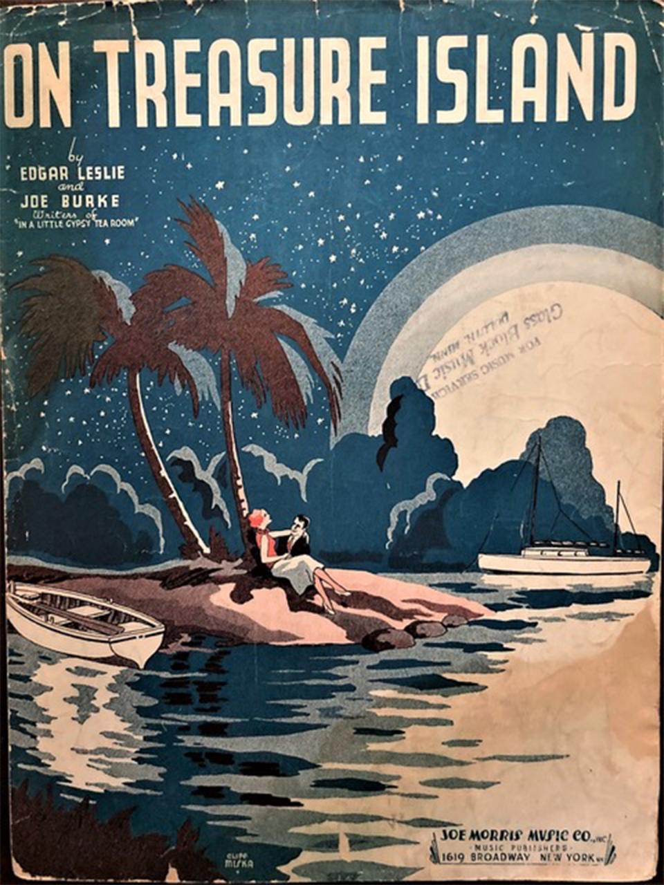 “On Treasure Island,” published in 1935. Author’s collection.