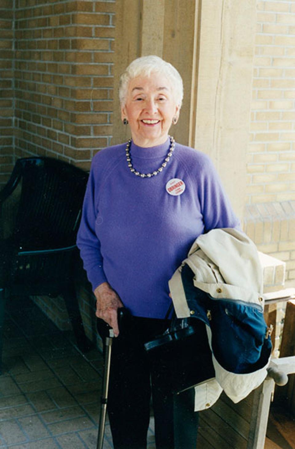 Louise Murie MacLeod late in her life. The Murie Center.