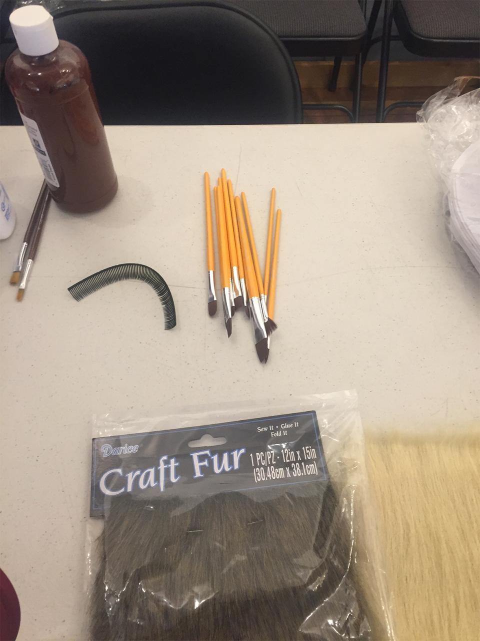 You can buy craft fur to simulate hair. Wyoming Veterans Memorial Museum. 