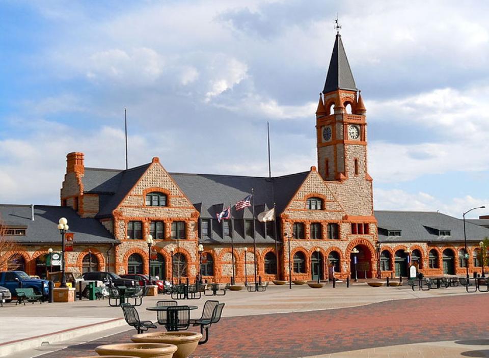 Union Pacific Depot in Cheyenne today. Wikipedia.