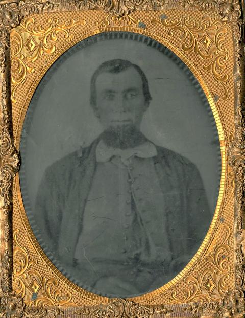 portrait of Bonwell in a gilt frame